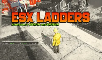 FiveM ESX Ladders Script with deployable and climbable ladder functionality