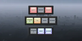 FiveM ESX lighting controller UI for emergency vehicles with siren and stage light controls