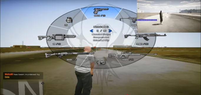 ESX Longshot Script for FiveM – sniper and long-range weapon system with realistic mechanics