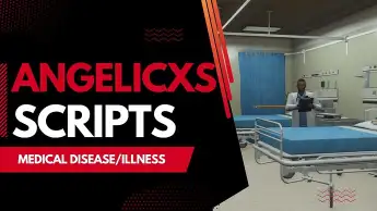 GTA V RP player illness and treatment system using ESX Medical Diseases Script