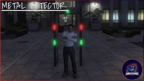 ESX Metal Detector Script - Security checkpoint system for FiveM roleplay servers