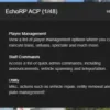 ESX Modern Admin Menu Script UI for Staff Control in FiveM