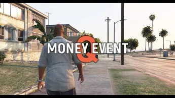 Character interacting with ESX Money Event Script for GTA-style games.