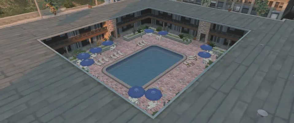 ESX Motel System Pool Area for GTA V RP