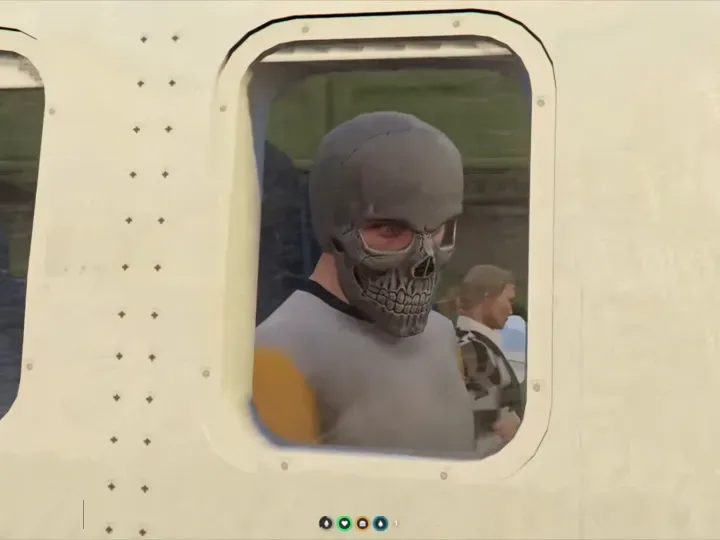 GTA V RP players in cinematic airplane intro using ESX Multichar Cutscene Script