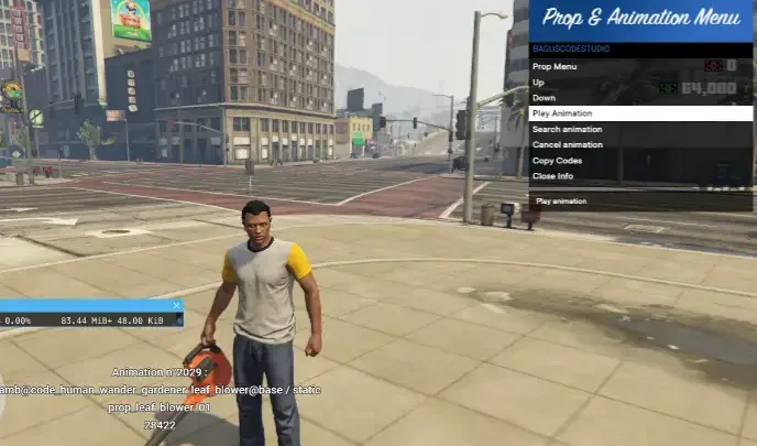 FiveM ESX animation and prop menu for player customization