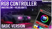 FiveM ESX RGB Controller Script - Vehicle Underglow and Headlight Customization