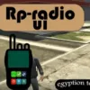 ESX RP radio UI for player communication in FiveM roleplay server