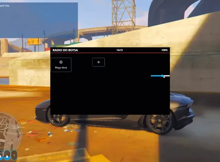 FiveM ESX radio script with in-car music player UI