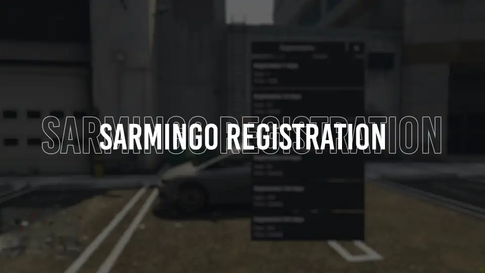 ESX Vehicle Registration System UI for registering and verifying owned vehicles in FiveM