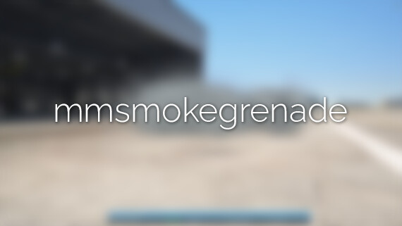 FiveM roleplay scene with active smoke grenade effect using Esx Smoke grenade Script