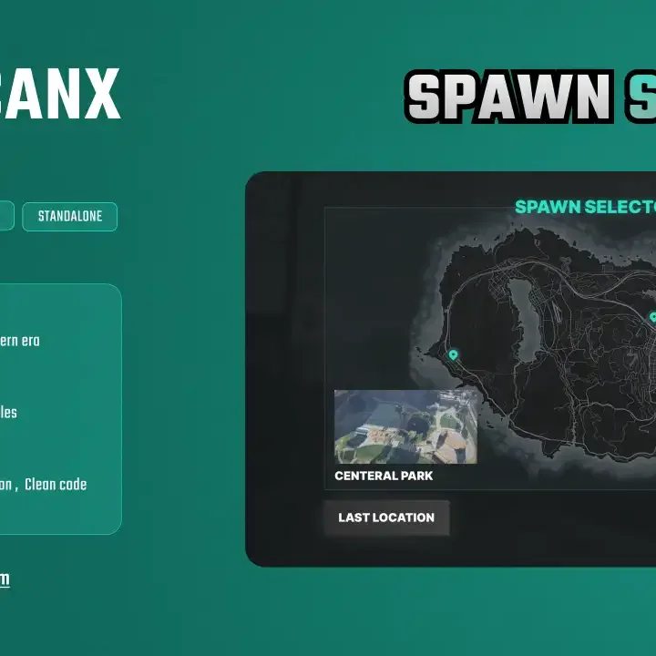 ESX Spawn Selector Script – Interactive Spawn Selection for FiveM