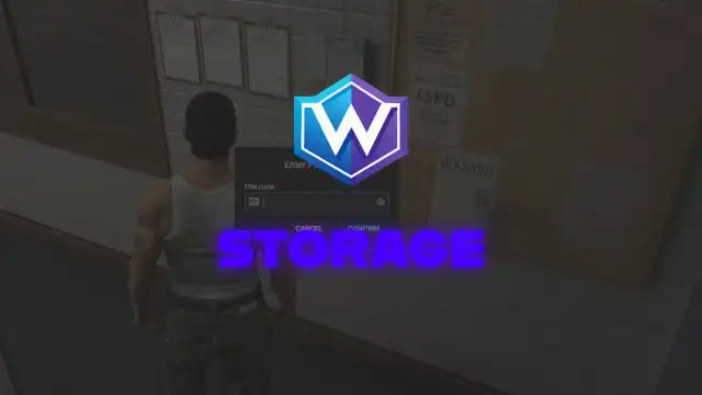 FiveM ESX Storage script for secure item, cash, and weapon storage with inventory management features.