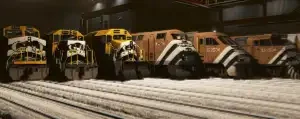 FiveM ESX train script with drivable locomotives, realistic rail transport, and job support