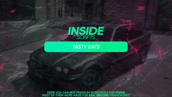 FiveM ESX Tasty Eats Script for Restaurant Roleplay