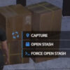 ESX Territories Script showing player capture and stash options