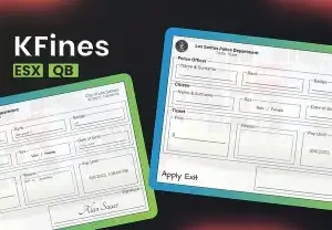 ESX KFines Script – Traffic ticket and fine system for FiveM roleplay with ESX and QB support