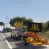 FiveM ESX Traffic Trailer Script – Dynamic road signs and traffic management system for GTA 5 RP