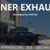 ESX Tuner Exhaust Script – Customizable Exhaust Sounds and Visual Effects for FiveM