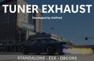 ESX Tuner Exhaust Script – Customizable Exhaust Sounds and Visual Effects for FiveM