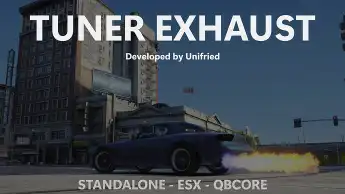 ESX Tuner Exhaust Script – Customizable Exhaust Sounds and Visual Effects for FiveM