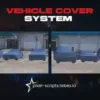 FiveM ESX Vehicle Cover System for realistic car protection and roleplay enhancement