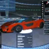In-game screenshot of a supercar displayed with stats using the ESX Vehicle Image Creator Script in FiveM.