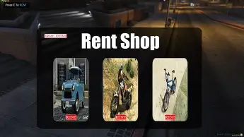 GTA V RP ESX Vehicle Rent Script
