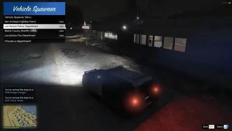 ESX Vehicle Spawner Script provides a fast and efficient way to spawn vehicles from multiple departments, enhancing the roleplay experience on your FiveM server