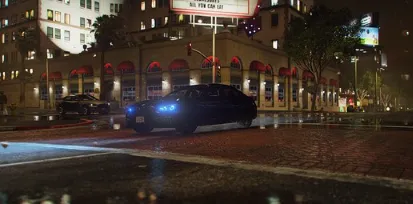 FiveM vehicle access control with ESX whitelist script at night
