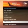 ESX Vehicle Options Menu Script for FiveM vehicle management