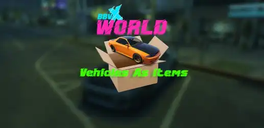 FiveM ESX Vehicles as Items Script - Vehicle Inventory System