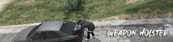 FiveM ESX QBCore Weapon Holster Script storing guns in vehicle trunk