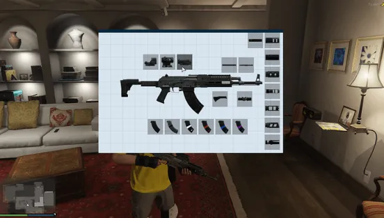 FiveM ESX weapon component customization UI