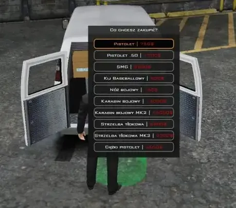 Esx Weapon Delivery Interface for FiveM - Weapons and Inventory Management