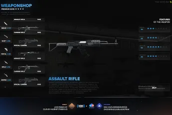 ESX Weaponshop Script – Advanced weapon store UI for FiveM with stat previews