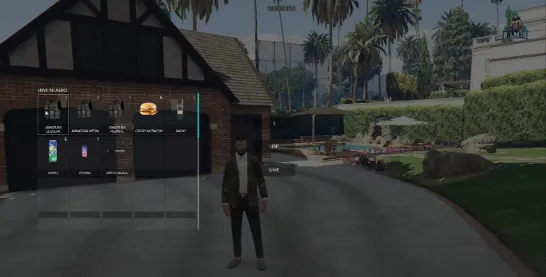 FiveM ESX Inventory with bulletproof vest and item interaction system