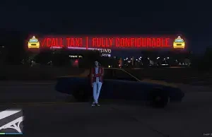 GTA V RP ESX Call Taxi Script Fully Configurable