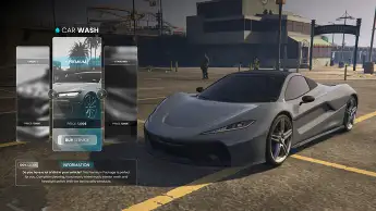 ESX Car Wash Script UI for vehicle cleaning in GTA RP.