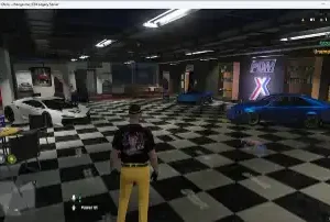 GTA V RP ESX Car Showroom Script with interactive vehicle sales and customization.