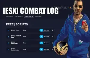 FiveM ESX combat log script to detect and penalize players who log out during fights