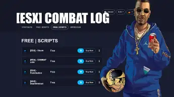 FiveM ESX combat log script to detect and penalize players who log out during fights
