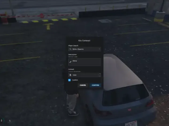 FiveM ESX Contract Script - Secure In-Game Agreements and Transactions