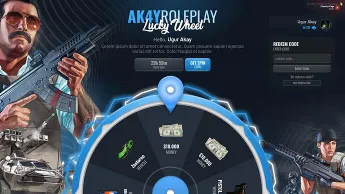 FiveM Lucky Wheel UI using ESX Daily Wheel Script for daily player rewards