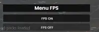 FiveM ESX FPS menu with options to toggle FPS on or off.