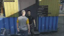 FiveM ESX Glass Horeos System NPC interaction UI.