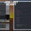 ESX Job List Script - Job tracking and management for FiveM roleplay servers