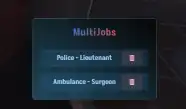 ESX MultiJob Script - Multiple Job System for FiveM RP