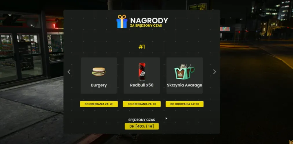 ESX Online Time Reward System with rewards for in-game playtime.
