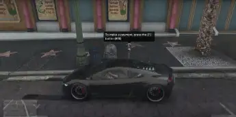 Player paying at a parking meter using ESX Parking Meter Script in GTA RP.